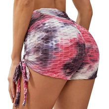 Load image into Gallery viewer, Women Yoga Shorts For Sport Running Push up Slim Elastic High Waist Gym Workout Fitness Yoga Short Pants Casual Femme Streetwear