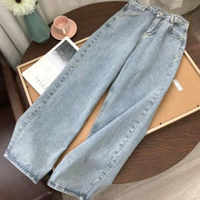 Load image into Gallery viewer, Women jeans Ripped Straight Baggy Vintage High Waist Denim Distressed Streetwear 2021 Female mom jeans woman high waist pants