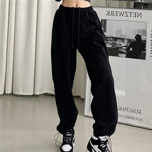 Women pants Black Jogging Sweatpants Women for pants Baggy Sports Pants Gray Jogger High Waist Sweat Casual Trousers For Female