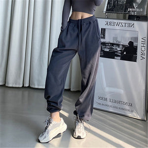 Women pants Black Jogging Sweatpants Women for pants Baggy Sports Pants Gray Jogger High Waist Sweat Casual Trousers For Female
