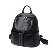 Load image into Gallery viewer, Women&#39;s Backpack Female Cowhide Leather Bags Genuine Leather Fashion Bag For Girls Teenage School Shoulder Mochila for Ladies