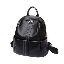 Load image into Gallery viewer, Women&#39;s Backpack Female Cowhide Leather Bags Genuine Leather Fashion Bag For Girls Teenage School Shoulder Mochila for Ladies