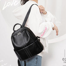 Load image into Gallery viewer, Women&#39;s Backpack Female Cowhide Leather Bags Genuine Leather Fashion Bag For Girls Teenage School Shoulder Mochila for Ladies