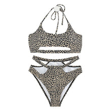 Load image into Gallery viewer, Women&#39;s Bikini Set High Waist Padded Biquini Solid Swimwear Swimsuit Brazilian Bikinis Beach Suit 2022 Koren Bathing Suits