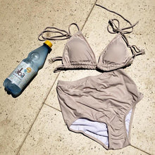 Load image into Gallery viewer, Women&#39;s Bikini Set High Waist Padded Biquini Solid Swimwear Swimsuit Brazilian Bikinis Beach Suit 2022 Koren Bathing Suits