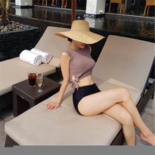 Load image into Gallery viewer, Women&#39;s Bikini Set Padded High Neck Biquini High Waist Swimwear Swimsuit High Quality Beach Suit 2020 Koren Design