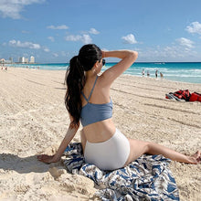 Load image into Gallery viewer, Women&#39;s Bikini Set Tummy Control Bathing Swimwear Swimsuit Removable Pad Beach Suit 2022 Koren Style Bathing Suit Women