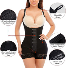 Load image into Gallery viewer, Women&#39;s Corset High Girdle For Daily And Post-Surgical Use Slimming Sheath Belly Compression Garment Tummy Full Shapewear Fajas