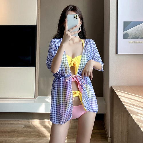 Women's Cut Out One Piece Swimwear Summer Beach Bathing Suit Solid Monokini Bow Front Swimsuit Padded Beachwear With Coves