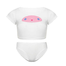 Load image into Gallery viewer, Women&#39;s Erotic Bra Set Sexy Crop Top  with Briefs Panties Cartoon Printed Lingerie Suit Soft Underwear Sets Two-Piece Sleepwear