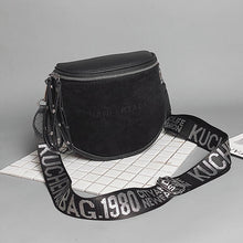 Load image into Gallery viewer, Women&#39;s Fashion Small Messenger Bags Lady Shouder Bag Bucket Bags Crossbody Tote Bag Females Handbag Semicircle Saddle