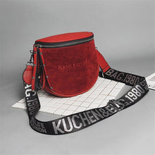 Load image into Gallery viewer, Women&#39;s Fashion Small Messenger Bags Lady Shouder Bag Bucket Bags Crossbody Tote Bag Females Handbag Semicircle Saddle