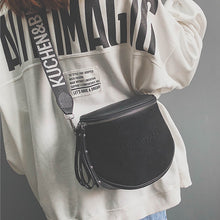 Load image into Gallery viewer, Women&#39;s Fashion Small Messenger Bags Lady Shouder Bag Bucket Bags Crossbody Tote Bag Females Handbag Semicircle Saddle