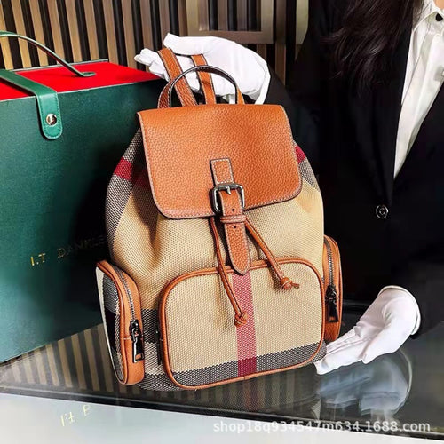 Women's Genuine Leather Bag Natural Backpack  High Trendy Woman Black Bags Ladies Backpack BagSchool Women's Leather Backpacks
