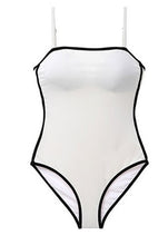 Load image into Gallery viewer, Women&#39;s One Piece Swimwear Summer Beach Bathing Suit Solid Monokini Backless Swimsuit Padded Beachwear Korea Style