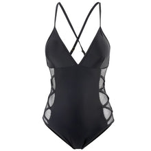 Load image into Gallery viewer, Women&#39;s One Piece Swimwear Summer Beach Bathing Suit Solid Monokini Open Back Swimsuit Padded Beachwear Korea Style