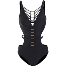 Load image into Gallery viewer, Women&#39;s One Piece Swimwear Summer Beach Bathing Suit Solid Monokini Open Back Swimsuit Padded Beachwear Korea Style
