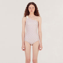 Load image into Gallery viewer, Women&#39;s One Piece Swimwear Summer Beach Bathing Suit Solid Monokini Single Shoulder Swimsuit Padded Beachwear Korea Style