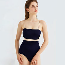 Load image into Gallery viewer, Women&#39;s One Piece Swimwear Summer Beach Bathing Suit Solid Monokini Straps Swimsuit Padded Beachwear Korea Style High Waist