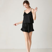 Load image into Gallery viewer, Women&#39;s Pajamas Pajama Sets Women Sleepwear Silk Slip Sleeping Dress Sexy Nightwear Shorts Home Clothes Nightgown Bedroom Set
