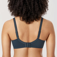 Load image into Gallery viewer, Women&#39;s Plus Size Minimizer Lace Bra Full Coverage Jacquard Floral Non Padded Sheer Underwire 34-44 DD E F G H