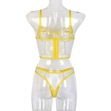 Load image into Gallery viewer, Women Sexy Lingerie See-through Flower Embroidery Underwear Erotic Temptation Sensual Lingerie Lace Bra and Brief Sets