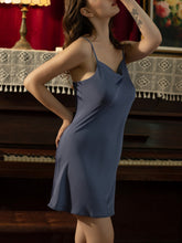 Load image into Gallery viewer, Women&#39;s Shirt Sexy Sleepwear Sleep Dress Solid  Spaghetti Strap Sleeveless Party Dress Night Dress For Women Lingerie