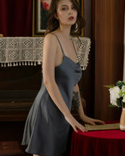 Load image into Gallery viewer, Women&#39;s Shirt Sexy Sleepwear Sleep Dress Solid  Spaghetti Strap Sleeveless Party Dress Night Dress For Women Lingerie