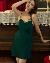 Load image into Gallery viewer, Women&#39;s Shirt Sexy Sleepwear Sleep Dress Solid  Spaghetti Strap Sleeveless Party Dress Night Dress For Women Lingerie