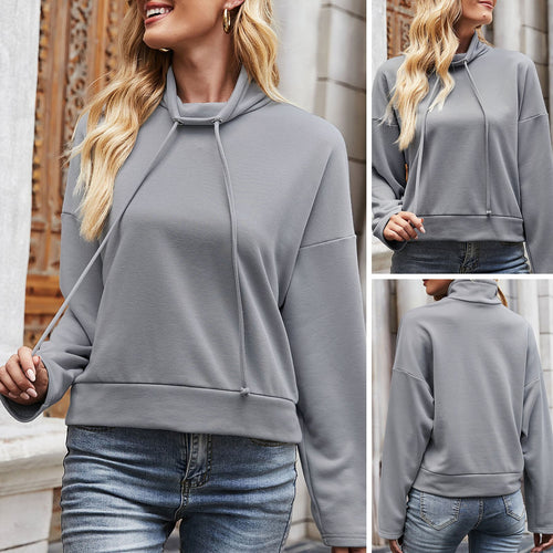 Women's Sweatshirts 2021 New Autumn Casual Pullovers Harajuku Plus Size Streetwear Sportswear Sweatshirts Dropped Shoulder S-3XL