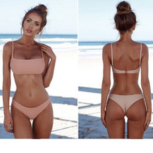 Load image into Gallery viewer, Women&#39;s Swimsuit For Girls Sexy Feminine Bikini Set Beach Swimwear 2021 Thongs Woman Clothes Suit Micro Bikinis