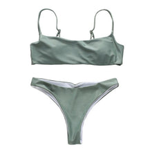 Load image into Gallery viewer, Women&#39;s Swimsuit For Girls Sexy Feminine Bikini Set Beach Swimwear 2021 Thongs Woman Clothes Suit Micro Bikinis