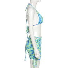 Load image into Gallery viewer, Women&#39;s Swimwear 2021 Summer Beach Dress Sexy Woman Clothes Suits With Skirt Beach Cover up Beach Tunic Summer Light Dresses