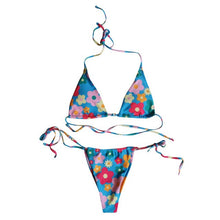 Load image into Gallery viewer, Women&#39;s Swimwear Sexy Two Piece Set Beachwear V Neck Bikini Set Summer Swimsuit Female Brazilian Biquini Купальник 2022 Новинка