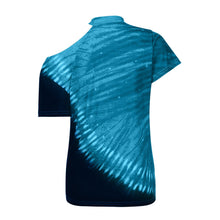 Load image into Gallery viewer, Women&#39;s Tie-dyed Print Loose Shoulder Casual Short Sleeve Casual Top Fashion Print Womens Shirts Summer 2021 Oversized Shirt