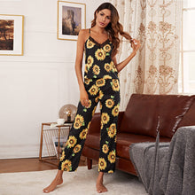 Load image into Gallery viewer, Women&#39;s Two Piece Pajamas Sexy Spaghetti Vest Pant Set Sleepwear Comfy Pyjamas Gorgeous Printed Homewear