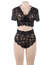 Load image into Gallery viewer, Women&#39;s Underwear Plus Size Lingerie Fat Mom Perspective Hot Passion Temptation Lace Bikini Set Plus Size Lingerie Erotic 5XL