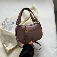 Load image into Gallery viewer, Women&#39;s fashion small handbag casual shoulder bag mini messenger bag mobile bag purse zipper leather women&#39;s bag