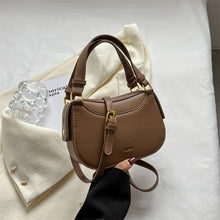 Load image into Gallery viewer, Women&#39;s fashion small handbag casual shoulder bag mini messenger bag mobile bag purse zipper leather women&#39;s bag