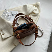 Load image into Gallery viewer, Women&#39;s fashion small handbag casual shoulder bag mini messenger bag mobile bag purse zipper leather women&#39;s bag