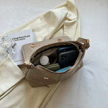 Load image into Gallery viewer, Women&#39;s new style shoulder bag stone grain messenger bag flip type women&#39;s bag zipper women&#39;s bag