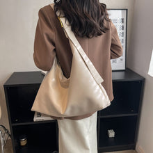 Load image into Gallery viewer, Women&#39;s shoulder bag Fashion big bag Daily shopping bag Casual solid leather women&#39;s bag Luxury designer bag