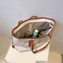 Load image into Gallery viewer, Women&#39;s single shoulder bag Canvas women&#39;s bag Leisure large bag Daily shopping bag Shoulder bag Women&#39;s bag Zipper women&#39;s bag