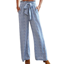 Load image into Gallery viewer, Womens Loose Fit High Waist Long Pants Wide Leg Palazzo Trousers High Waist Long Trousers Hip Hop Pants Long Streetwear