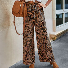 Load image into Gallery viewer, Womens Loose Fit High Waist Long Pants Wide Leg Palazzo Trousers High Waist Long Trousers Hip Hop Pants Long Streetwear