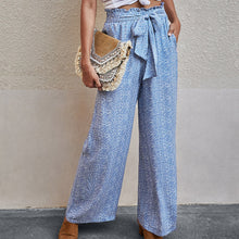 Load image into Gallery viewer, Womens Loose Fit High Waist Long Pants Wide Leg Palazzo Trousers High Waist Long Trousers Hip Hop Pants Long Streetwear