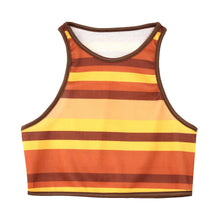 Load image into Gallery viewer, Womens Ribbed Tank Tops Sexy Crop Tops Harajuku Korean Female Slim Fit Striped Off Shoulder Knitted Summer Women Vest Tops