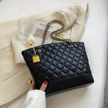Load image into Gallery viewer, Xadrez de luxo marca balde sacos de ombro para as mulheres  qualidade couro do plutônio designer feminina bolsas moda cadeia