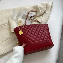 Load image into Gallery viewer, Xadrez de luxo marca balde sacos de ombro para as mulheres  qualidade couro do plutônio designer feminina bolsas moda cadeia