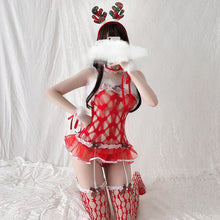 Load image into Gallery viewer, Xma lingerie set Sexy underwear role-playing uniform tempts Christmas Cosplay Costumes Hot Babydoll Woman Exotic Lingerie Dress